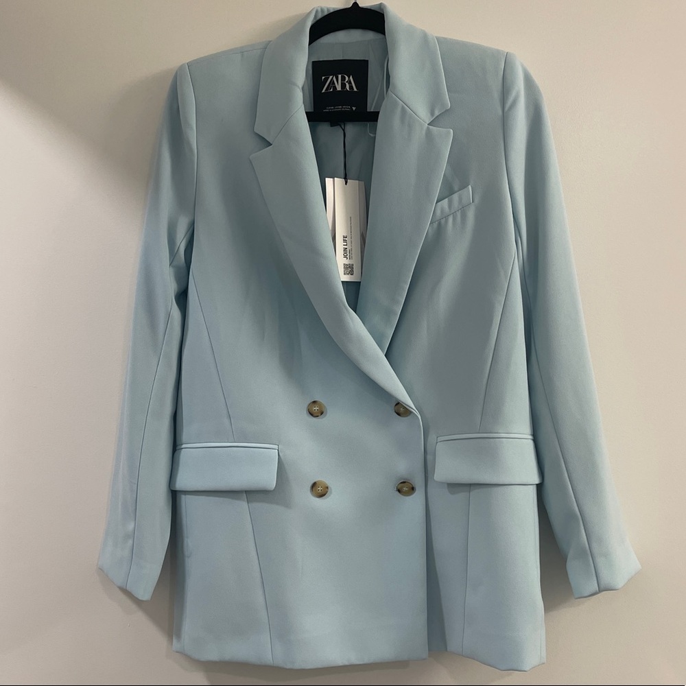 Zara Basic Flowy Blazer - Picture 2 of 3